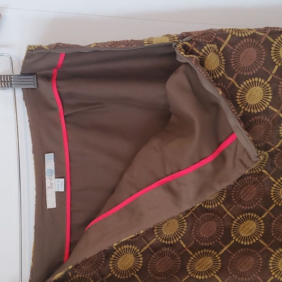 Boden Amaranth Embroidered Skirt in Olive Green - Picture 8 of 8